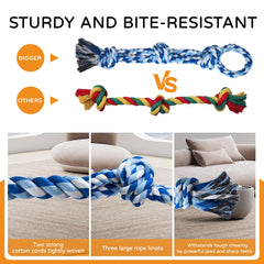TLAZZ two-pack rope toys make gift-ready boredom-busting play