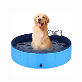 TMbsfatn dog pool foldable 32x8in ready for outdoor water play