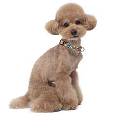 TMOODEL boho mandala design collar adds colorful style to pets