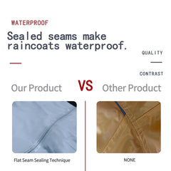 TOBOSS dog raincoat snug belly-strap secure fit for medium-large breeds.