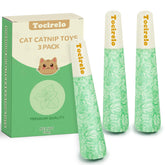 Tocirelo catnip toys 3-pack packshot shows durable, bite-resistant play for cats