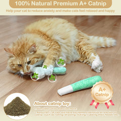 Tocirelo catnip toys organic catnip detail emphasizes 45000mg of premium catnip