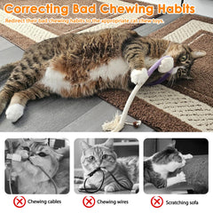 Tocirelo palitos silvervine para gatos, juego interactivo que mantiene al felino ocupado.
