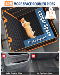 Toffos dog car seat mesh ventilation focuses airflow for a cooler ride