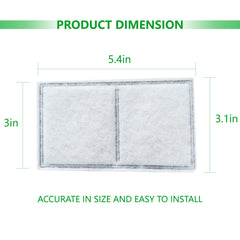 TOGGATH Drinkwell-compatible filter ensures easy replacement for various fountain models.