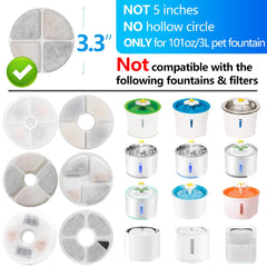 TOGGATH cat fountain filter assembly close-up shows filtration components for better hydration.