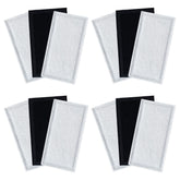 TOGGATH pet fountain filter 12-pack packaging closeup for convenient replacement and clean water.