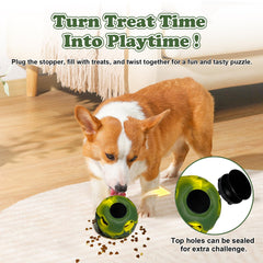 Tokwidget Stuffable Dog Toy Closeup demonstrates durable rubber that withstands aggressive chewing.