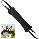 ToLanbbt dog tug toy two handles for stable grip during interactive play.