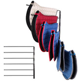 TOMESHA saddle pad rack swivels 180 degrees for easy access and space efficiency.