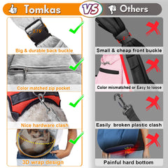 TOMKAS puppy-in-sling gray captures cozy carrier for tiny companions.