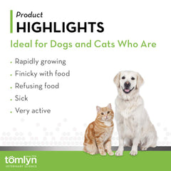 Tomlyn Nutri-Stat packaging showing easy-to-administer gel for growing pets