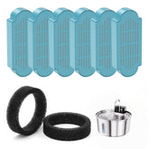 Tomxcute cat fountain filters 6-pack package-shot improves pet hydration