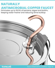 Tomxcute Food-Grade 304 Tank ensures durable, hygienic water storage.