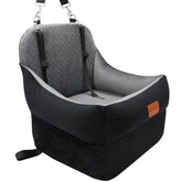 Tomyanner dog booster seat with 7-inch elevation for better view and comfort.