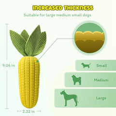 Tonep squeaky dog toy shows teeth-cleaning texture for oral care