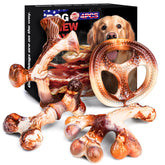 TonyEst 4-pack dog chew toys pictured together offer a rugged solution for aggressive chewers