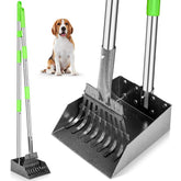 TOOGE recogedor para perros con bandeja metálica para recogida rápida al exterior.