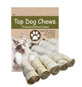 Top Dog Chews 6inch beef-cheek-rolls-pack long-lasting chew for dogs