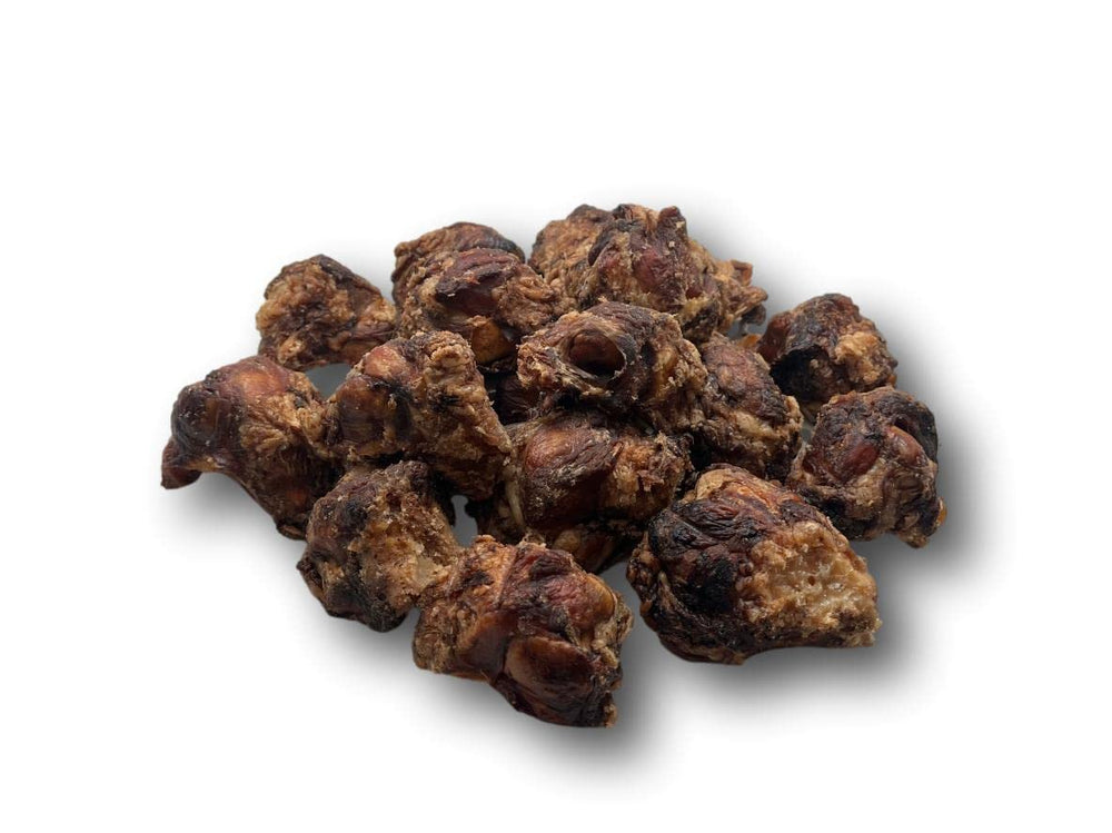 Top Dog Chews beef knee caps packaged showing long lasting chew.