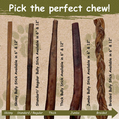 Top Dog Chews dental-health bully stick supports healthy gums during chewing.