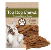 top dog chews flat turkey tendons bag-front image; usa-made natural chew