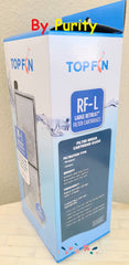 Top Fin Retreat Filter Large RF-L packaging illustrating ready-to-use filters for busy hobbyists