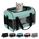 Top tasta cat carrying case front view, airline approved for stress-free pet travel