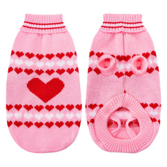 Topbuti dog sweater turtleneck knit provides cozy winter coverage