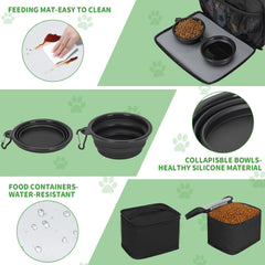 Toribio bag material close-up showing durable polyester and leak-proof lining for spill protection.