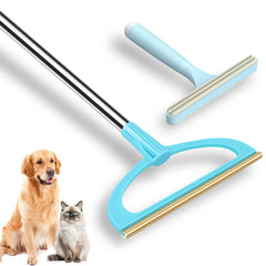 TOSMAL Carpet Rake 56-inch extended handle for standing pet hair removal