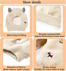 Tosuua Quiet Ears dog muffs beige shield against crowds and fireworks