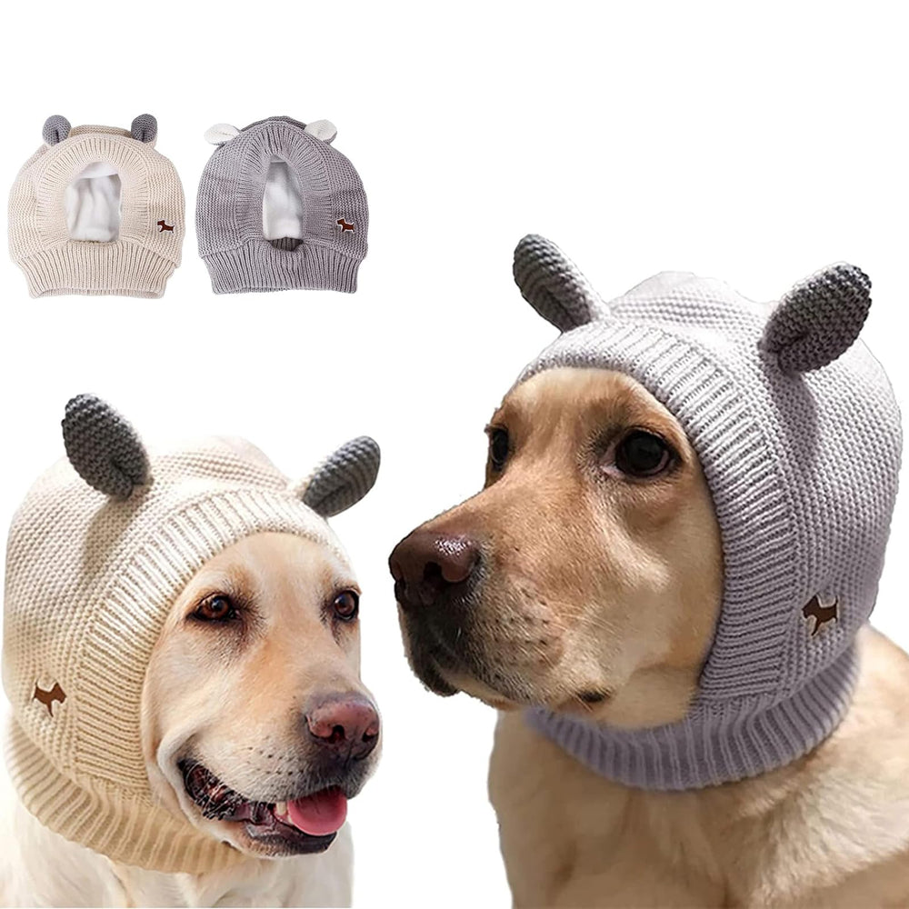 Tosuua Quiet Ears dog muffs gray shield against loud noises during car rides