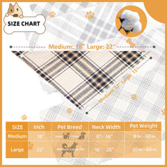 Tosygnb dog bandana adjustable snap closure enables easy wear.