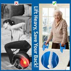 Touri Mat Movers ergonomic non-slip handle enhances safer lifting