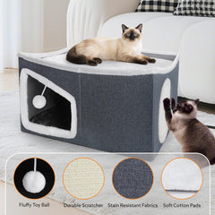 Tovve Heated Cat House top platform enables extra warmth and lounging
