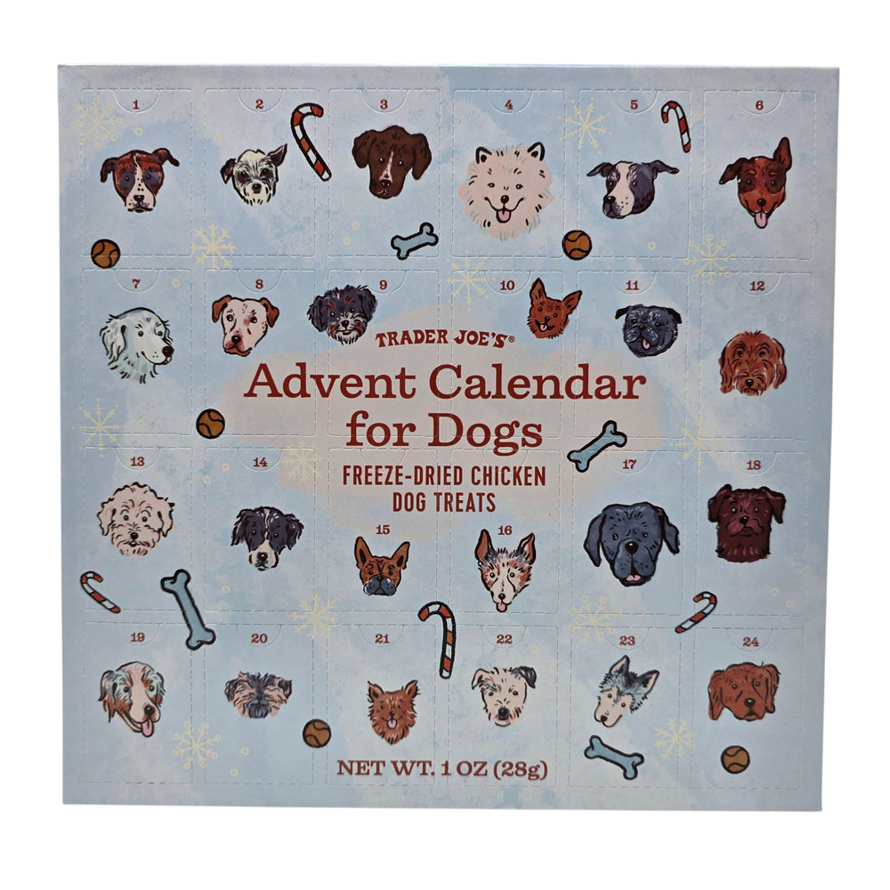 Trader Joe's A Advent Calendar for Dogs salmon treats — festive daily bonding reward