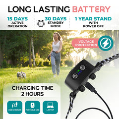 TrainTail bark collar beep mode: clear audible cues paired with vibration for effective recall.