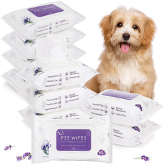 Treela lavender dog wipes pack ready for quick at-home grooming.