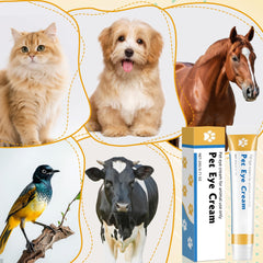 Trihood Pet Eye Care Kit application gesture demonstrates simple steps for gentle use