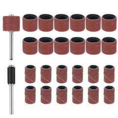 Trinkrittey 26-pack nail grinder kit with 80 and 120 grit bands for at-home grooming.