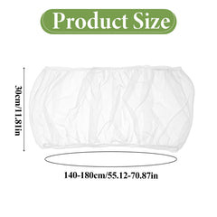Trinkrittey seed catcher adjustable mesh fits parrot cages securely