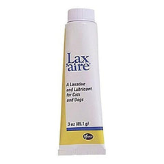 TrippleCream Lax-Aire twin-pack bottle for easy pet administration.