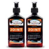 TRIXSYN Canine liquid bottle pour supports easy daily joint care for dogs.