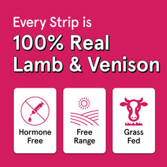 TRMC air-dried texture closeup highlights soft, chewy bite dogs love.