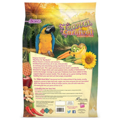 Tropical Carnival big-bites-for-big-beaks-ingredients-collection showcases varied textures for enrichment