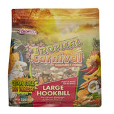 Tropical Carnival large hookbill food bowl during feeding, showcasing balanced daily nutrition.