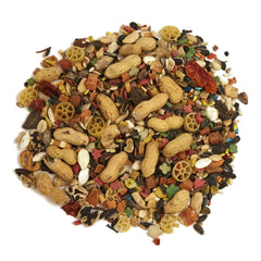 Tropical Carnival Small Hookbill omega-3 balance close-up emphasizes heart-healthy fats.