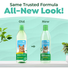 TropiClean cat breath freshness mixer highlights tasteless solution lasting up to 12 hours