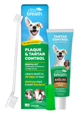 TropiClean Fresh Breath Kit packaging for at-home dog dental care